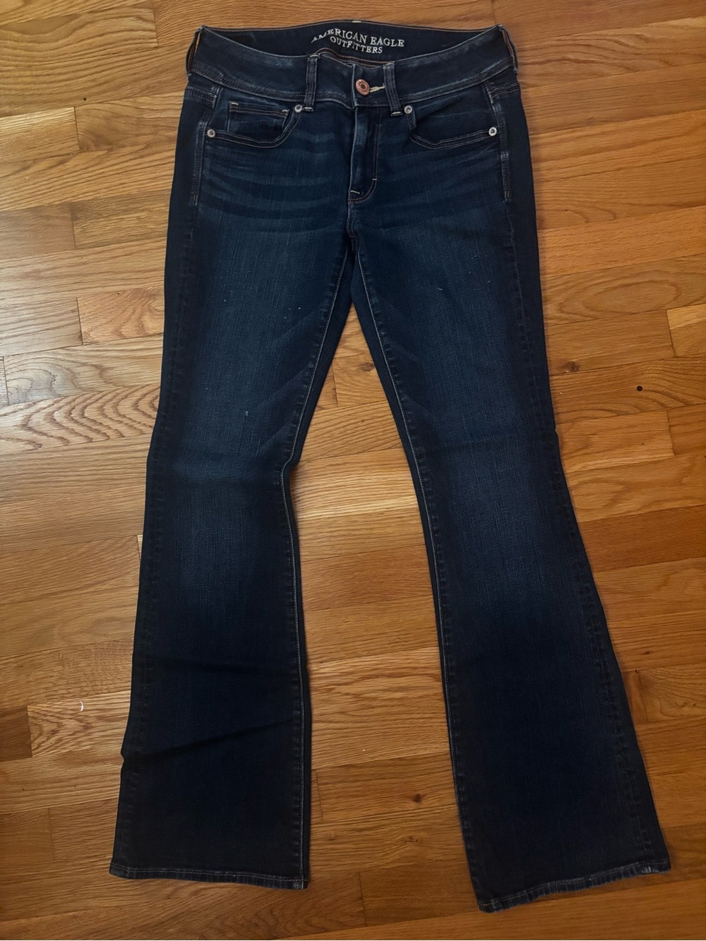 American Eagle Outfitters Dark Blue Flare Jeans